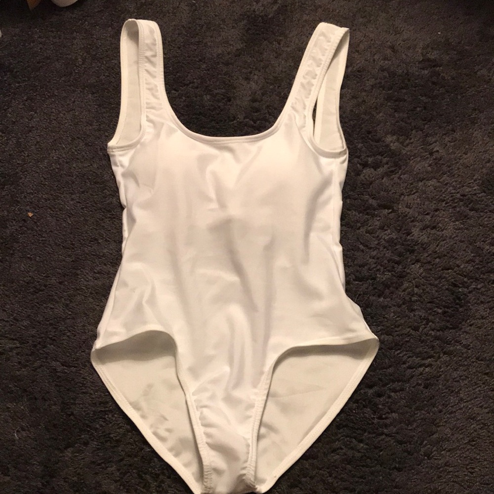 small white body suite